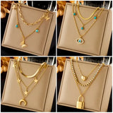 316L Stainless Steel Butterfly Necklace for Women