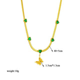 316L Stainless Steel Butterfly Necklace for Women