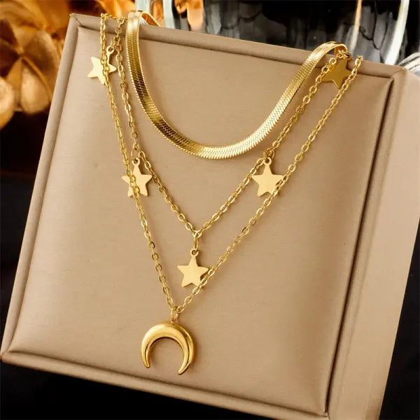 316L Stainless Steel Butterfly Necklace for Women - N2053