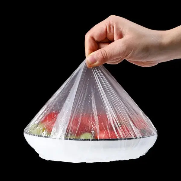 Disposable Food Grade Saran Wrap Covers Elastic Fresh Keeping Bags