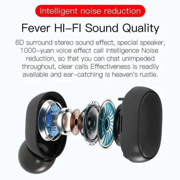 E6S Earbuds Noise Cancelling True Wireless Connectors