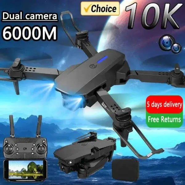 E88Pro RC Drone with Dual HD Camera and Altitude Hold Mode
