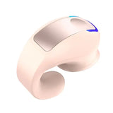 Bone Conduction Headset Earphone Clip Wireless Sport Noise Canceling - Pink