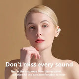 Bone Conduction Headset Earphone Clip Wireless Sport Noise Canceling