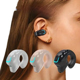 Bone Conduction Headset Earphone Clip Wireless Sport Noise Canceling
