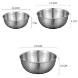 Eco-Friendly Stainless Steel Bowl - 3 Sizes
