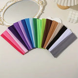 Elastic Knitted Headbands for Fitness Yoga and Running - Random Color-10pcs