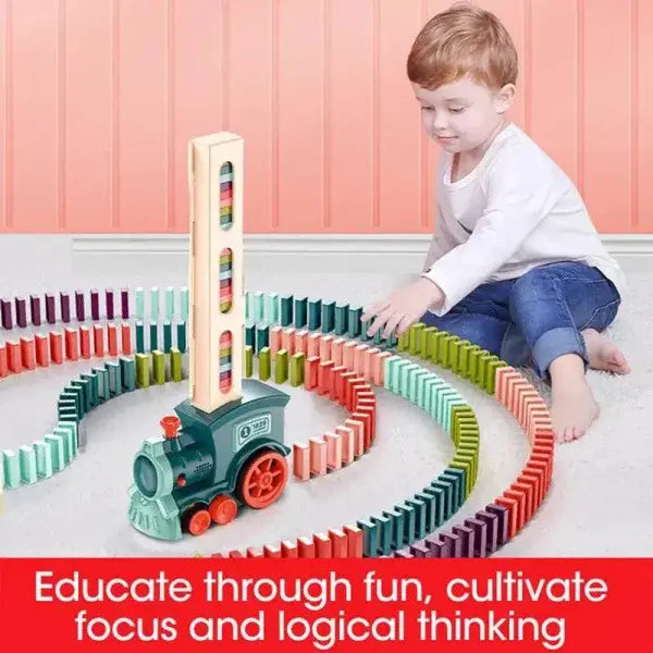Electric Domino Train Educational Toy for Fun Learning Experiences