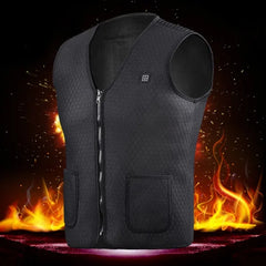 Electric Heated Vest for Outdoor Riding Skiing and Fishing Activities - Himpall