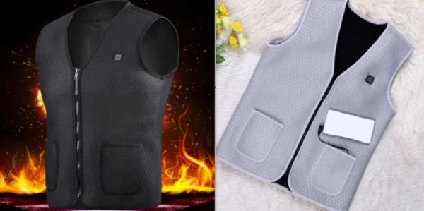 Electric Heated Vest for Outdoor Riding Skiing and Fishing Activities - Himpall