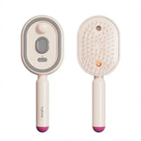 Electric Spray Air Massage Comb Essential Oil Hair Brush Anti-static Care - Upgraded version / Pink - None