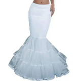Elegant Black Bridal Petticoat for Mermaid Gowns - Himpall