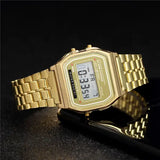Elegant Digital Watch with Bracelet Clasp for Women and Men