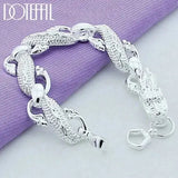 Elegant Dragon Cuff Bracelet in 925 Sterling Silver Jewelry