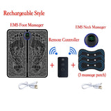EMS Foot Massage Pad with Multi Mode Muscle Relief for Home Fitness
