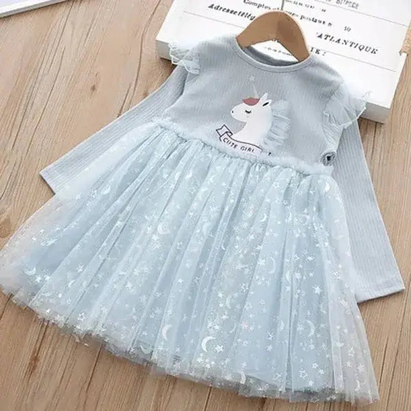 Enchanting Unicorn Princess Dress for Magical Moments in Toddlers