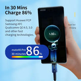 Type C Cable PD100W Fast Charge Aluminium Alloy for Xiaomi MacBook - 100W Black / 2m