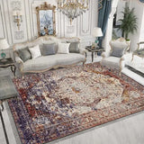 Ethnic Style Carpet for Living Room Home Decoration Bedroom Carpets Large Area Luxury Rug American Hairless Coffee