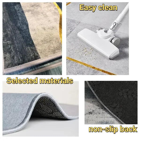 Ethnic Style Carpet for Living Room Home Decoration Bedroom Carpets Large Area Luxury Rug American Hairless Coffee