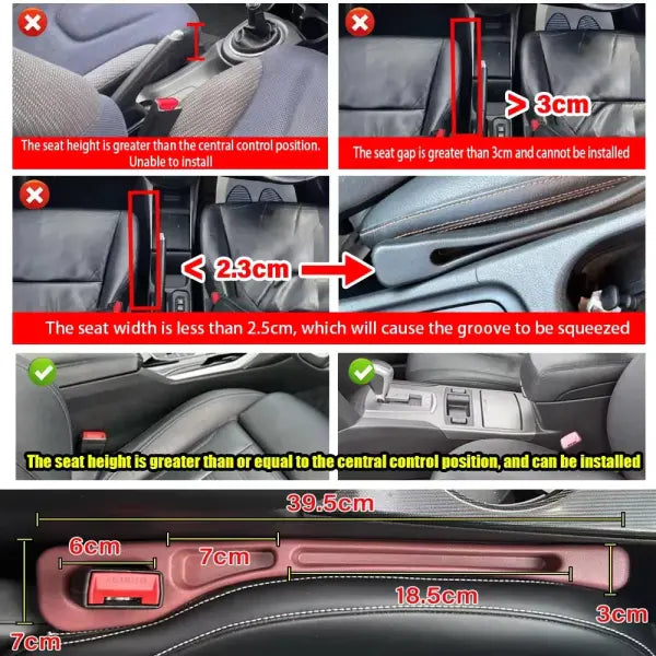 EVA Seat Gap Storage Box