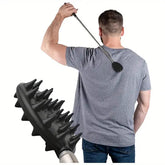 Extendable Cactus Back Scratcher – Retractable Itch Stick with 1/4” & 1/2” Spikes Durable PVC for Men & Women