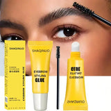 Eyebrow shaping gel Eyebrow shaping cream with brush Wild eyebrow strong shaping eyebrow gel - Eyebrow Gel