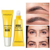 Eyebrow shaping gel Eyebrow shaping cream with brush Wild eyebrow strong shaping eyebrow gel - Eyebrow Gel
