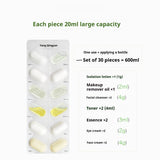 Disposable Water Emulsion Sample Travel Set Genuine Skincare Products