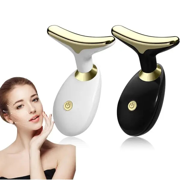 Face Neck Massager with CE Commodity Quality Certification - black
