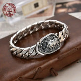 Factory Price S925 Lion Tank Bracelet Silver Gift