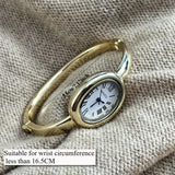 Famous Brand Bracelet Watch with Oval Case and Stainless Steel Strap - GDWH