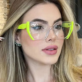 Fashion Candy Color Blue Light Glasses – Women’s Eye Protection - Himpall
