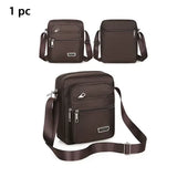 Men’s Casual Crossbody Shoulder Bag and Chest Pack - brown B
