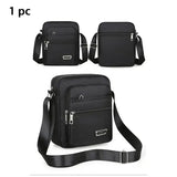 Men’s Casual Crossbody Shoulder Bag and Chest Pack - black B