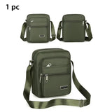 Men’s Casual Crossbody Shoulder Bag and Chest Pack - green B