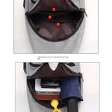 Men’s Casual Crossbody Shoulder Bag and Chest Pack