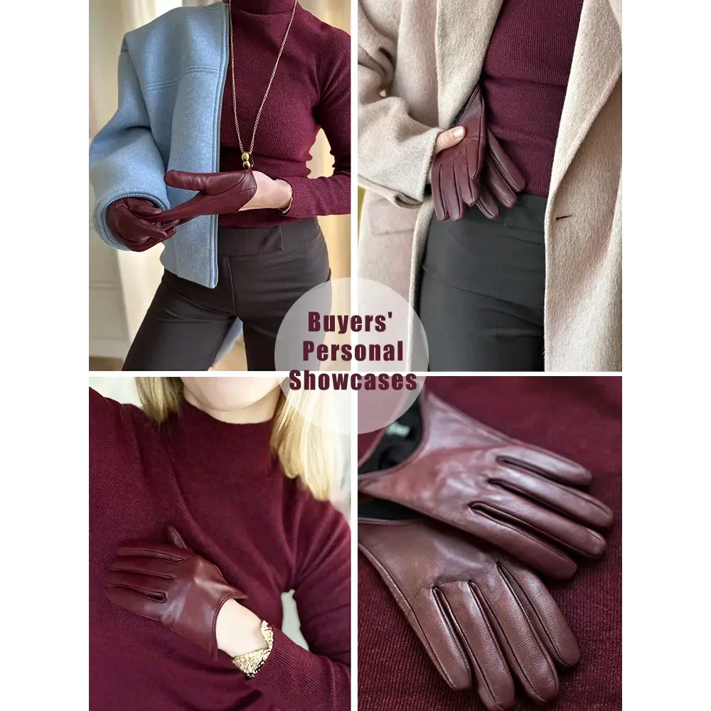 Fashion color Apparel Accessories women’s leather gloves,comfortable short Women mitten,warm winter gloves women-2001