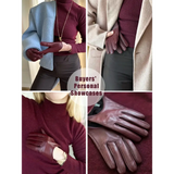 Fashion color Apparel Accessories women’s leather gloves,comfortable short Women mitten,warm winter gloves women-2001