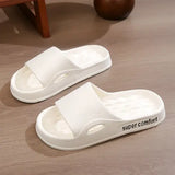 Fashion Men’s Summer Lightweight EVA Indoor Home Sandals - White / 38-39