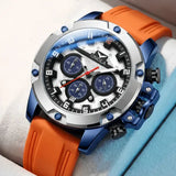 ONOLA Luxury Quartz Sports Watch Silicone Luminous Hands