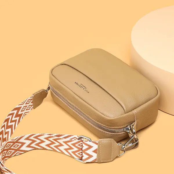 Fashion Shoulder Crossbody Small Square Bag Rhombus Embroidered Style - None