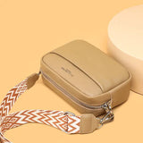 Fashion Shoulder Crossbody Small Square Bag Rhombus Embroidered Style - None