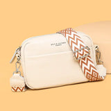 Fashion Shoulder Crossbody Small Square Bag Rhombus Embroidered Style - None