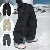 High-Waist Waterproof Ski Pants – Wear-Resistant Snow Pants for Casual & Professional Winter Sports