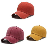 Unisex Solid Baseball Caps for Sun Protection and Streetwear Style