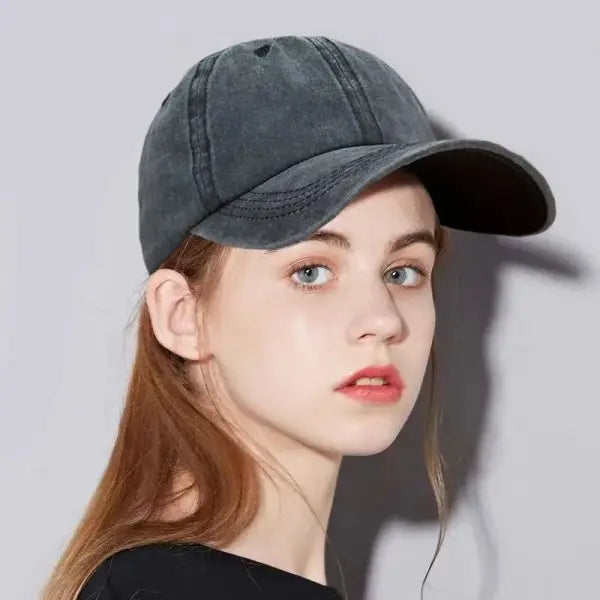 Unisex Solid Baseball Caps for Sun Protection and Streetwear Style