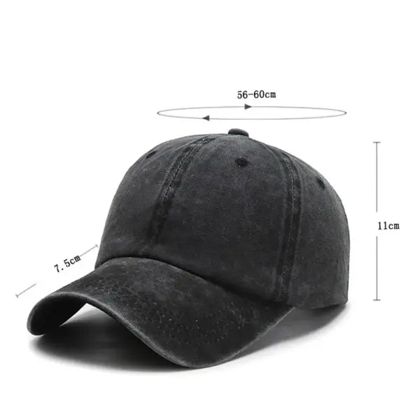 Unisex Solid Baseball Caps for Sun Protection and Streetwear Style