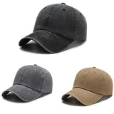 Unisex Solid Baseball Caps for Sun Protection and Streetwear Style