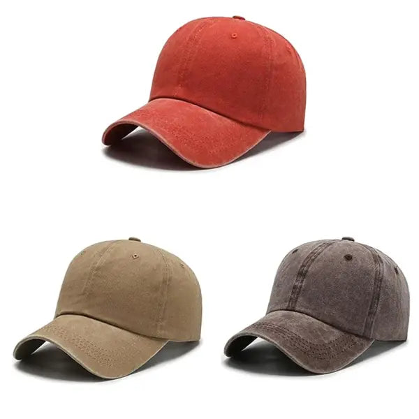 Unisex Solid Baseball Caps for Sun Protection and Streetwear Style