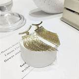 Vintage Style Classification Gold Tassel Drop Earrings